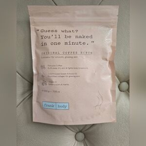 Frank Body Original Coffee Scrub Robusta Coffee Vitamin E